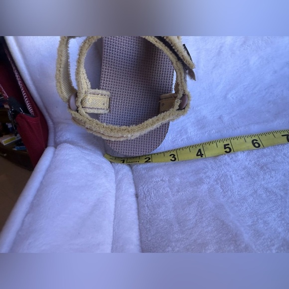 TEVA ORIGINAL UNIVERSAL MARESSA SANDALS WOMEN’s Size 7 Shoes light yellow - Picture 4 of 15